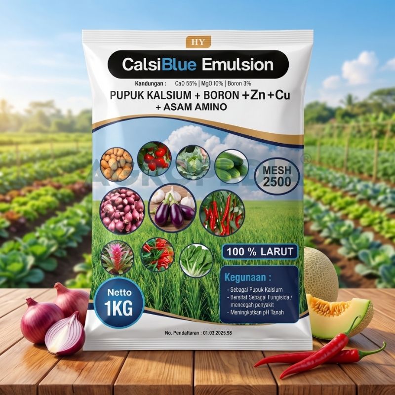 CalsiBlue Emulsion - Pupuk Kalsium Larut Air 1 kg